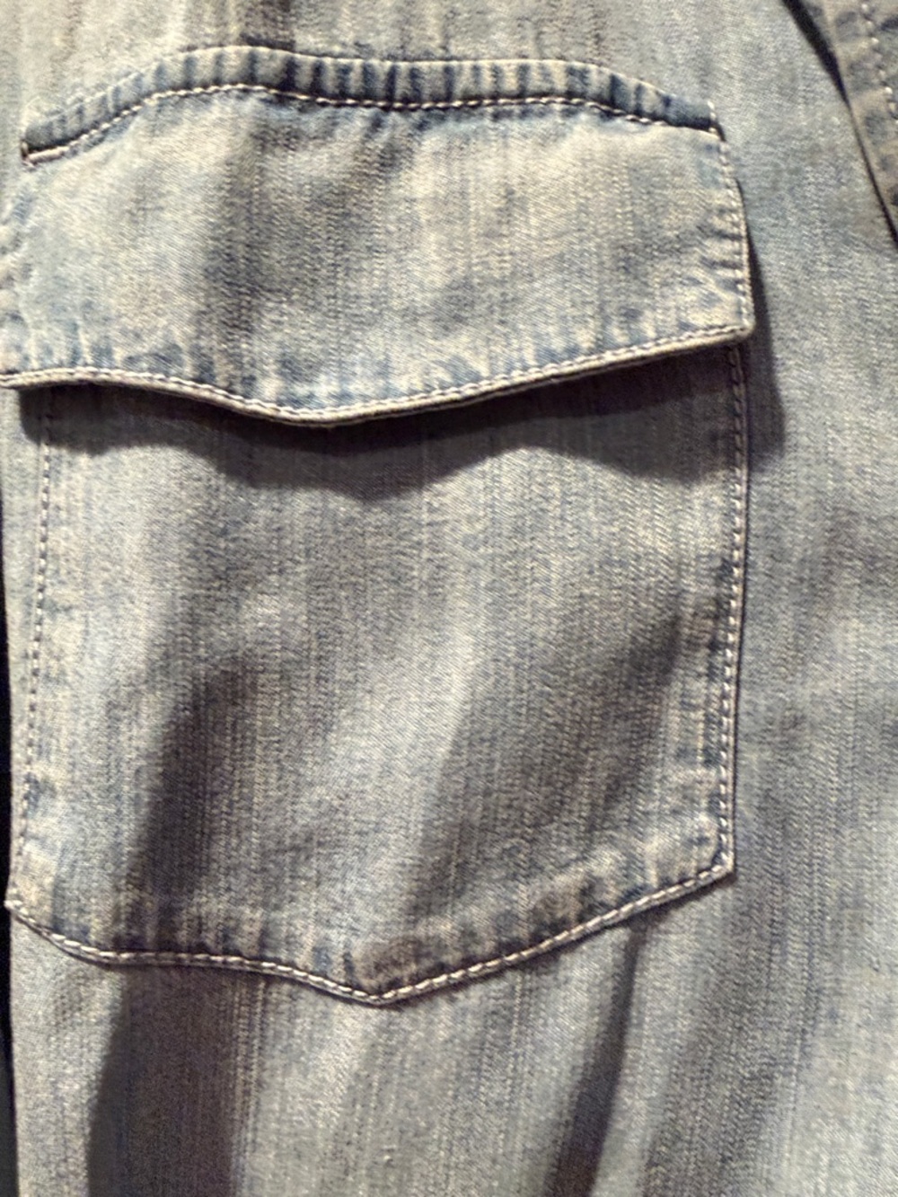 Sanctuary Light Wash Denim Shirt Dress - Picture 3 of 11